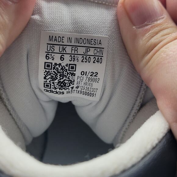 adidas Originals Top Ten RB white green kids size 6.5 - Picture 9 of 9